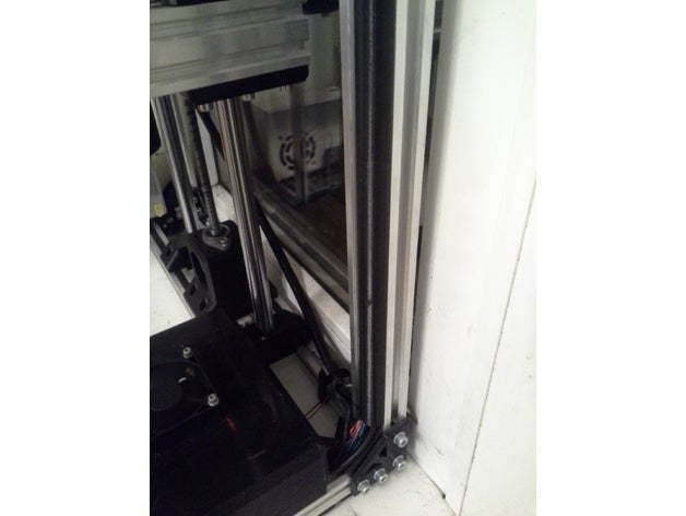 v-slot wire cover 3d printer parts d-bot re-d-bot management 3D print model - Mito3D