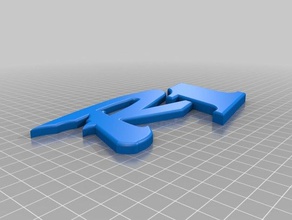 logo r1 yamaha araçlar 3d print model - Mito3D