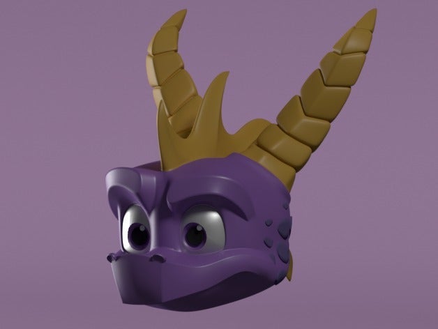 spyro head reignited trilogy creatures 3D print model - Mito3D