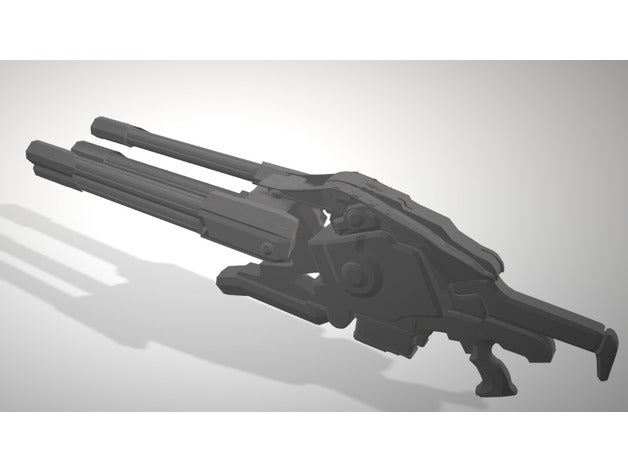 laser gun serious sam 3 props 3D print model - Mito3D