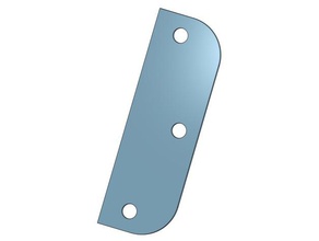 shim door hinge replacement parts 3d print model - Mito3D
