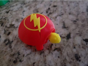 flash-Schildkröte - Spielzeug Spiele matschig 3d print model - Mito3D