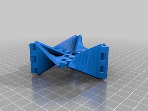 kaleidocycle 2 math art customized 3d print model - Mito3D