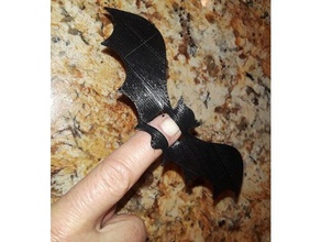 flappy bat ninjaflex los juguetes juegos flexible murciélago a volar vuelo de halloween 3d print model - Mito3D
