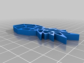 meine angepasste origami Ananas Dekor kundengebundene 3d print model - Mito3D