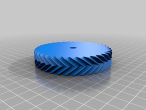 7mm bore helix gear 36 tooth parts customized 3d print model - Mito3D
