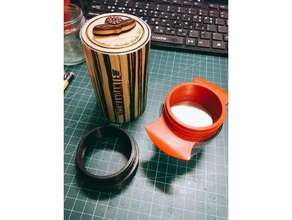 dosaggio-ring kompresso comandante cibo bevanda caflano di vetro dosaggio anello strumento theic 3d print model - Mito3D