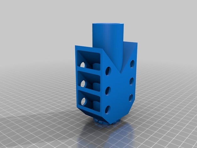 caliburn scar barrel alternative muzzle breaks sport outdoors nerf 3D print model - Mito3D