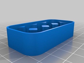 caixa de bateria superior 4x2 recipientes personalizado 3d print model - Mito3D