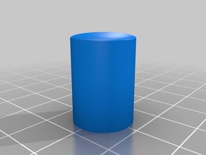 mon personnalisés simple knob2 3d de l'imprimante accessoires 3d print model - Mito3D