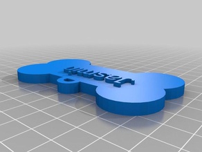my customized dogtag pets 3d print model - Mito3D
