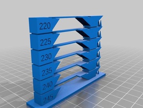 abs 245-220 3 d baskı testleri özelleştirilmiş 3d print model - Mito3D