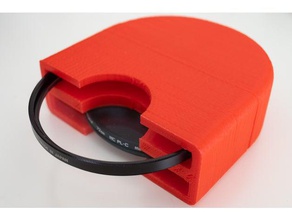 kutusu, iki 72 mm fotoğraf filtreleri kamera fotoğrafçılık porte-filtre depolama kutusu 3d print model - Mito3D