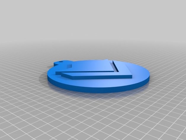 guild wars 2 comandante de la etiqueta accesorios insignia llavero medallón collar 3D print model - Mito3D
