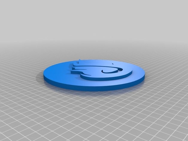 guild wars 2 elementalista accesorios insignia llavero medallón pin 3D print model - Mito3D