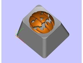 spettrale zucca tasti cherry mx computer anycubic fotone cherrymx di halloween tastiera meccanica spooky 3d print model - Mito3D