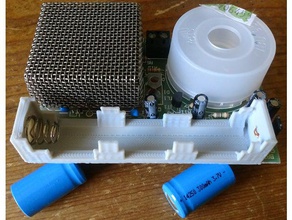 titulaire 14250 batteries icas détecteur de fumée le remplacement pièces la batterie au lithium 3d print model - Mito3D