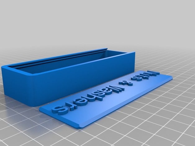 tuercas arandelas ronda de la tapa caja los contenedores personalizado 3D print model - Mito3D