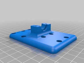 mon personnalisés anet a8 e3d v6 transport bowden mont de l'imprimante pièces 3d print model - Mito3D