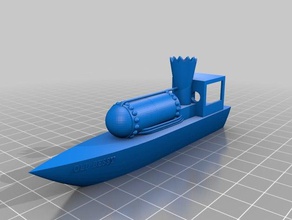 steam boatold bessy toys games ship 3d print model - Mito3D