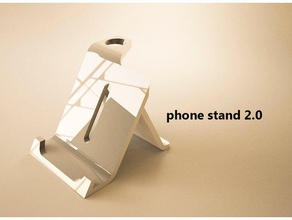 phone stand pen holder 20 new version mobile android cell design designproject desk gadgets ios iphone multifunctional office tool pencil telefono 3d print model - Mito3D