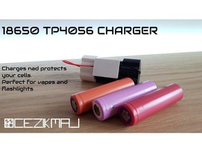 18650 tp4056 charger electronics 3d print model - Mito3D