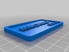 mmonap Zeichen logos angepasst 3d print model - Mito3D