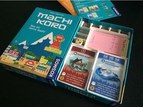 machi koro marqueterie jouet jeu accessoires le stockage bac 3d print model - Mito3D
