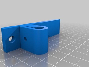 shaft clamp 8mm rods 80mm remix 2020 hypercube 3d printer parts 3d print model - Mito3D