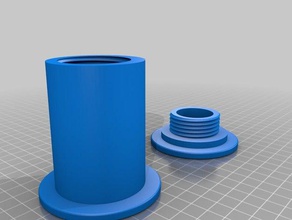 filament bushing reduced 3d printer accessories 3d print model - Mito3D