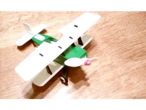 playmobil doppeldecker oberer fl&uumlgel streben koffer - Spielzeug Spiele 3d print model - Mito3D