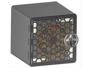 Tresor tresor mechanisch ist - Spielzeug box cog container Gang Geld-box Geld saver spardose zahnrad 3d print model - Mito3D