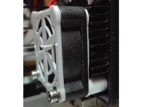 anet a8 hot end Lüfter-Dichtung 3d Drucker Teile 3d print model - Mito3D