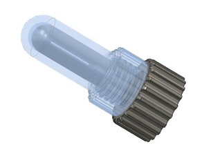 graxa lubrificante injector cap lm8uu lm8 lbbr 8mm linear rolamentos partes lm8luu mk3 prusa a skf superlube tubo 3d print model - Mito3D
