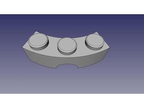 arco 1 exinio para torres d7 Bau - Spielzeug exin castillos 3d print model - Mito3D