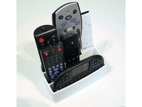 tv Fernbedienung standholder - Organisation Halter remote-Halterung TV-Fernbedienung 3d print model - Mito3D