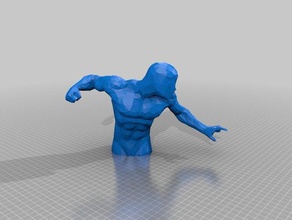 low-poly spider-man Skulpturen 3d print model - Mito3D