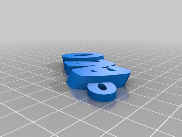 meu personalizados iamburnys v2text nome de chaveiro, pingente chaveiros 3D print model - Mito3D