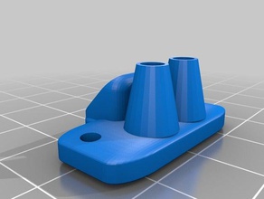 armattan roosterti placa traseira de substituição ninjaflex 3d impressão galo ti 3d print model - Mito3D