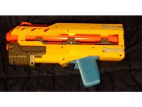agarre de reemplazo longshot parte delantera la pistola deporte al aire libre nerf mod 3d print model - Mito3D