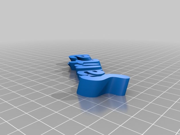 samantha Schlüsselanhänger angepasst 3D print model - Mito3D