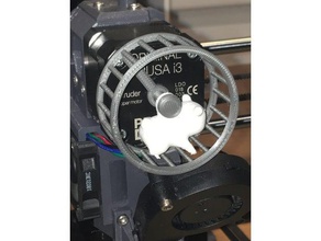 rueda del hámster no es plano extrusora indicador 3d de la impresora accesorios 3d print model - Mito3D