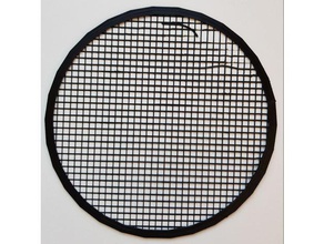 parametrische Runde mesh-filter Haushalt Luft-filter Wasser-filter 3d print model - Mito3D
