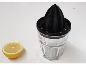 lemon squeezer verre 76 79mm diamètre cuisine à manger presse-citron 3d print model - Mito3D
