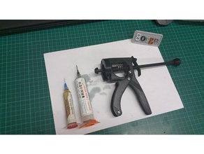 solderpaste flujo de armas la electrónica smd pasta arma fuego soldar pistola 3d print model - Mito3D