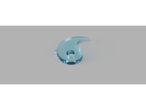 yin yang trousseau de clés la mode balance lumière d'ambiance collier 3d print model - Mito3D