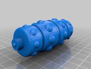 massage-roller-Ersatz ufesa Massagegerät Teile 3d print model - Mito3D