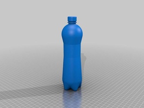 simples garrafa 3d impressão 3d print model - Mito3D