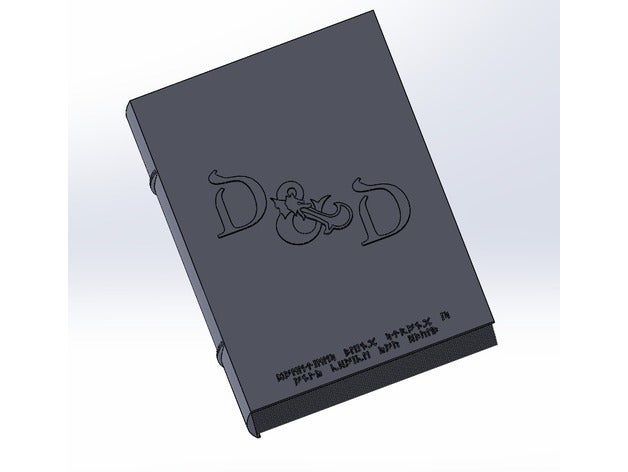 d&d character case games 3D print model - Mito3D