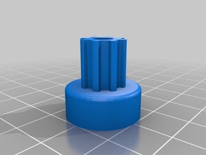 my customized parametric pulley lots tooth profiles 3d printer parts 3d print model - Mito3D